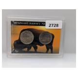 Gold Layered Westward Journey Nickels