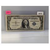 1935-E Blue Seal $1 Silver Certificate