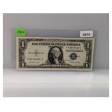 1935-E Blue Seal $1 Silver Certificate