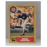 1987 Topps Traded Greg Maddux RC #70T Edges