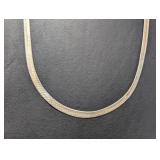 30" .925 Sterling Herringbone Necklace 34.6g