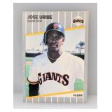 1989 Fleer Jose Uribe #345