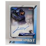 2024 Topps Finest Junior Caminero Auto Finest RCs