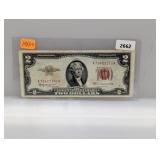1953-C Red Seal $2 US Note