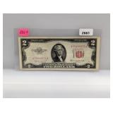 1953-B Red Seal $2 US Note