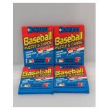 (4) 1989 Donruss Baseball Packs