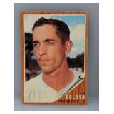 1962 Topps Baseball JIM GOLDEN HN 568 Corners