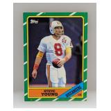 1986 Topps Steve Young #374 Edges
