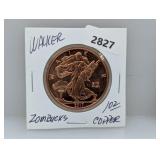 1oz .999 Copper Walker Zombucks