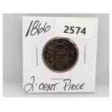 1866 Two Cent Piece