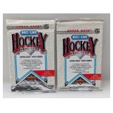 (2) 1991-1992 UD CC HS NHL LNH Sealed 12 Card Pack