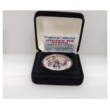 2002 1oz .999 Silv Eagle $1 w/9-11 Comm