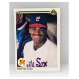 1990 Upper Deck Sammy Sosa RC 17 Surface Scratches