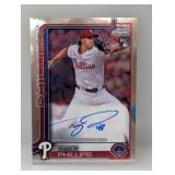 2025 Topps Ch Tyler Phillips RC Auto Print Line