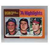 1975 Topps NOLAN RYAN NO-HITTER 4 Corners/Edges