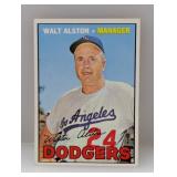 1967 Topps Baseball WALT ALSTON HOF Corners/Edges