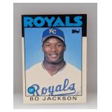 1986 Topps Traded Bo Jackson RC #50T Corner/Edges