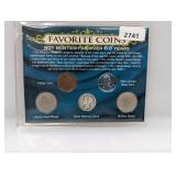 Favorite Coins Not Minted for Over 60Yrs Set