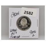 2004 90% Silv FL Quarter