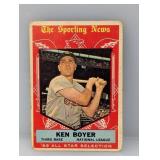 1959 Topps All Star Selection Boyer Corners/Edges