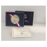 1991 90% Silv UNC USO $1 Dollar