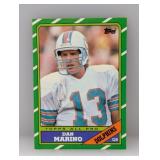 1986 Topps #45 Dan Marino HOF Indents