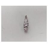 .925 Sterling Tri-Stone Pendant