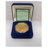2000 24K Gold Layered 1oz .999 Silv Eagle $1