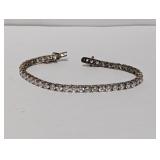 7.5" .925 Sterling Tennis Bracelet