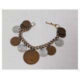 7" Coin Charm Bracelet