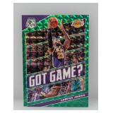 2019-20 James Mosaic Got Game Green Reactive Prizm