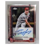 2025 Topps Chrome Michael McGreevy Autograph