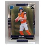 2024 Optic Rated Rookie Bo Nix Red Back #6