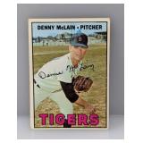 1967 Topps DENNY McLAIN 30 GAME WINNER 420 DMG