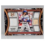 2022 Mookie Betts Topps MC Primary 4 Relics Bat/75