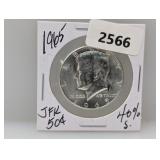 1965 40% Silv JFK Half $1 Dollar