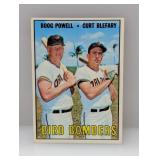 1967 Topps Baseball BIRD BOMBERS BOOG POWELL Edges