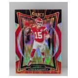 2024 Mahomes Ii Select Black & Red Shock Prizm
