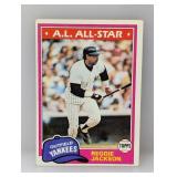 1981 Topps AL All Star Reggie Jackson Corner/Edge