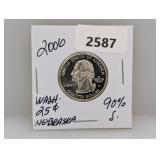 2006 90% Silv NE Quarter