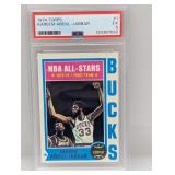 1974 Topps #1 Kareem Jabbar HOF PSA 5