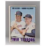 1967 Topps TWIN TERRORS HARMON KILLEBREW 334 Edges