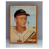 1962 Topps Baseball DAVE NICHOLSON HN -SP Edges