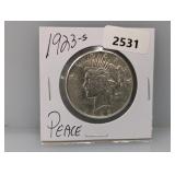 1923-S 90% Silv Peace $1 Dollar