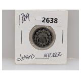 1869 Shield Nickel