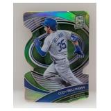 2021 Cody Bellinger Spectra Green Die Cut Prizm/25