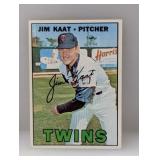 1967 Topps Baseball JIM KAAT HOF 300 Edges