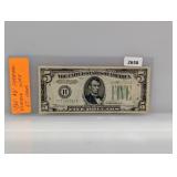 1934 St Louis $5 Fed Reserve Note