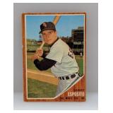 1962 Topps SAMMY ESPOSITO HN 86 Stain/Corners/Edge
