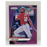 /149 2025 Panini Prizm James Wood Purple 38